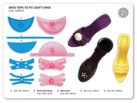 Lady's Shoe Top Set 4 tlg 