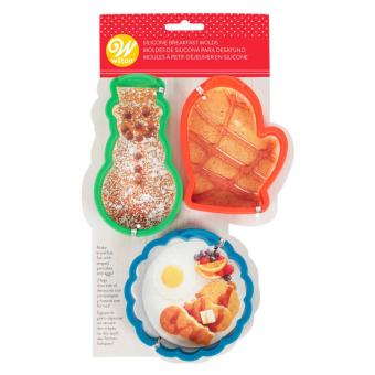Pancake/ Eier Form Silikon Weihnachten 7 - 10cm 