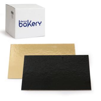 40 x Cake Card gold/schwarz 0.3mm 30 X 40 CM 