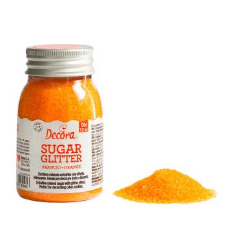 Glitter Zucker orange 