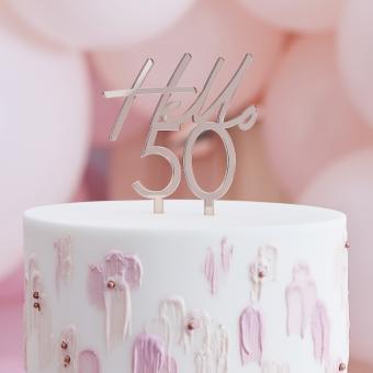 Cake Topper Mix it up Hello 50 