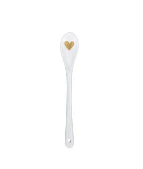 Happy Spoon/Löffel Herz aus gold 