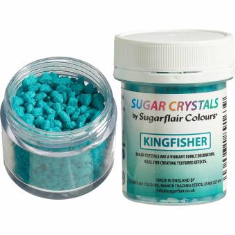 Zucker Kristalle Kingfisher Blue 