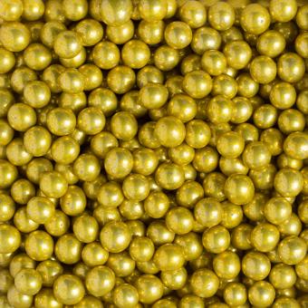 Zuckerdekoration Perlen gold maxi 7mm 