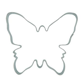 Ausstechform Weissblech Schmetterling gross 10cm 