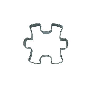 Ausstechform Edelstahl Puzzleteil klein 3cm 