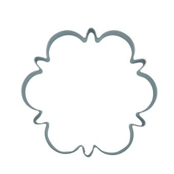 Ausstecher Edelstahl Blume/Emblem 8.8cm 