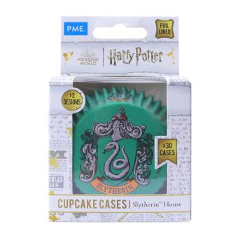 Harry Potter Cupcake Papier Slytherin folienbeschi. 30Stk 