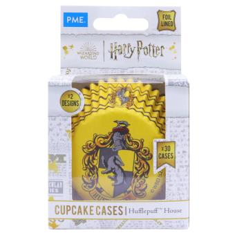 Harry Potter Cupcake Papier Hufflepuff folienbeschi. 30Stk 
