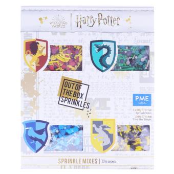 Harry Potter Streusel Set Hogwarth Häuser 4tlg 